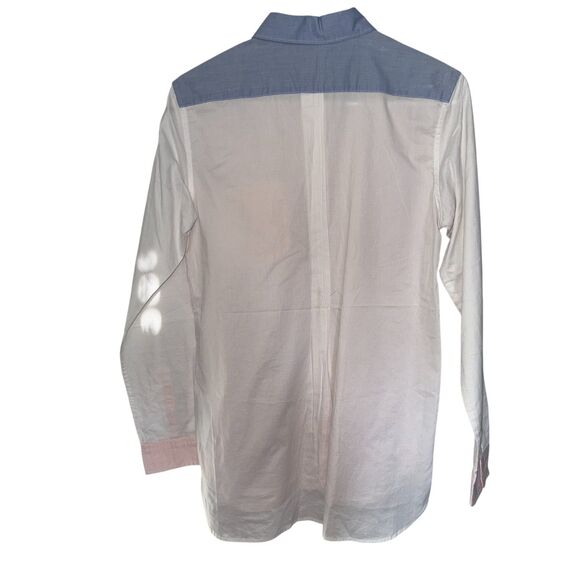 NWT GAP‎ Colorblock boyfriend shirt Size S - Picture 5 of 6